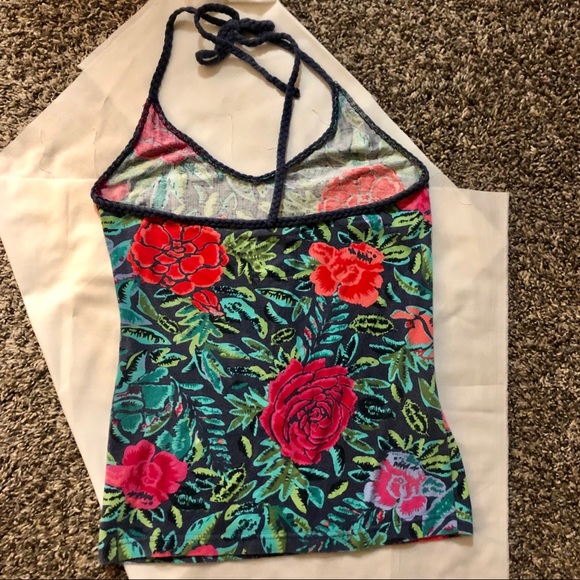 Floral halter top - Picture 3 of 4